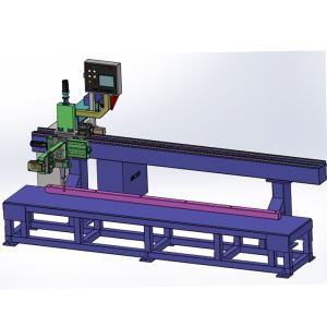 Mașină de sudură automată pentru reconstruirea liniei de șină